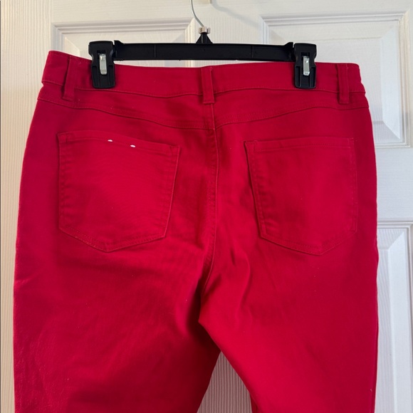 d. jeans Vibrant Red Trousers - Picture 6 of 8